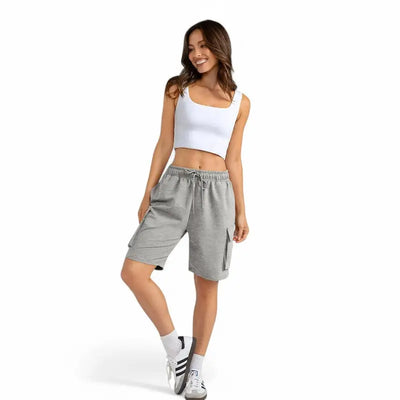 Short randonnée coton femme