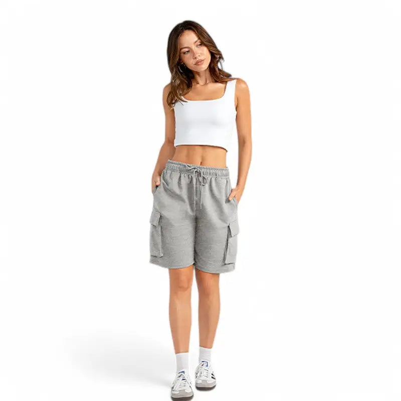 Short randonnée coton femme