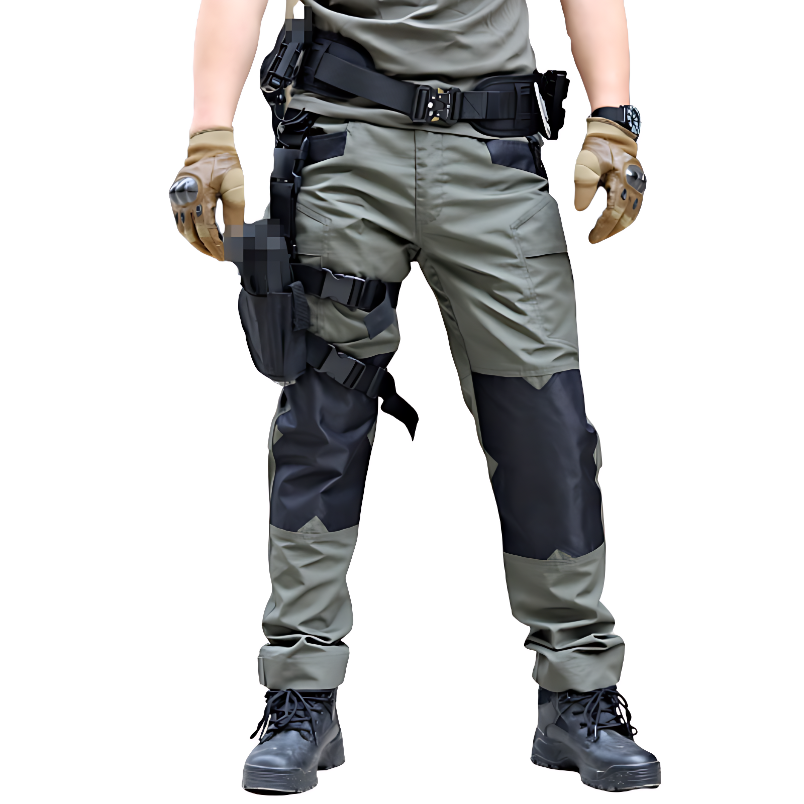 Skinny combat trousers