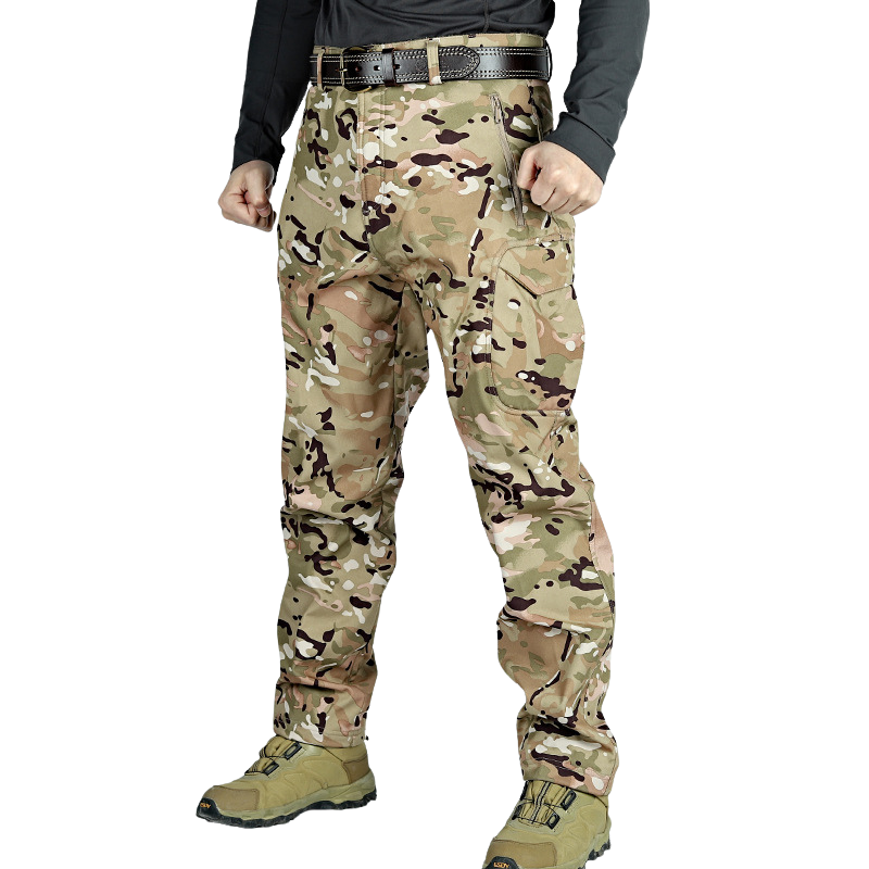 slim combat trousers mens