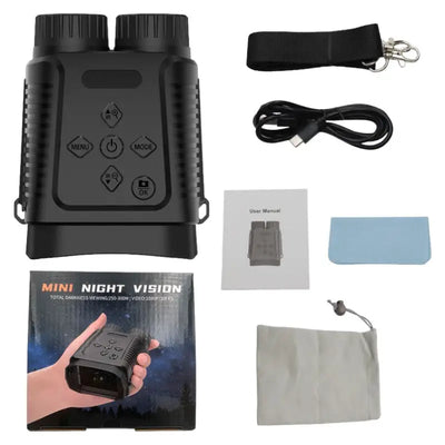 Small night vision binoculars