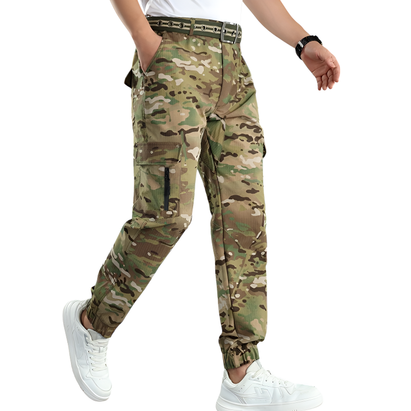 Straight leg army cargo pants