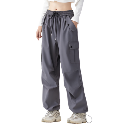 Straight leg cargo trousers womens