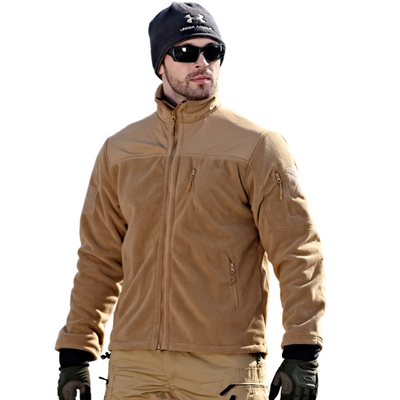 Tactical army fleece jacket