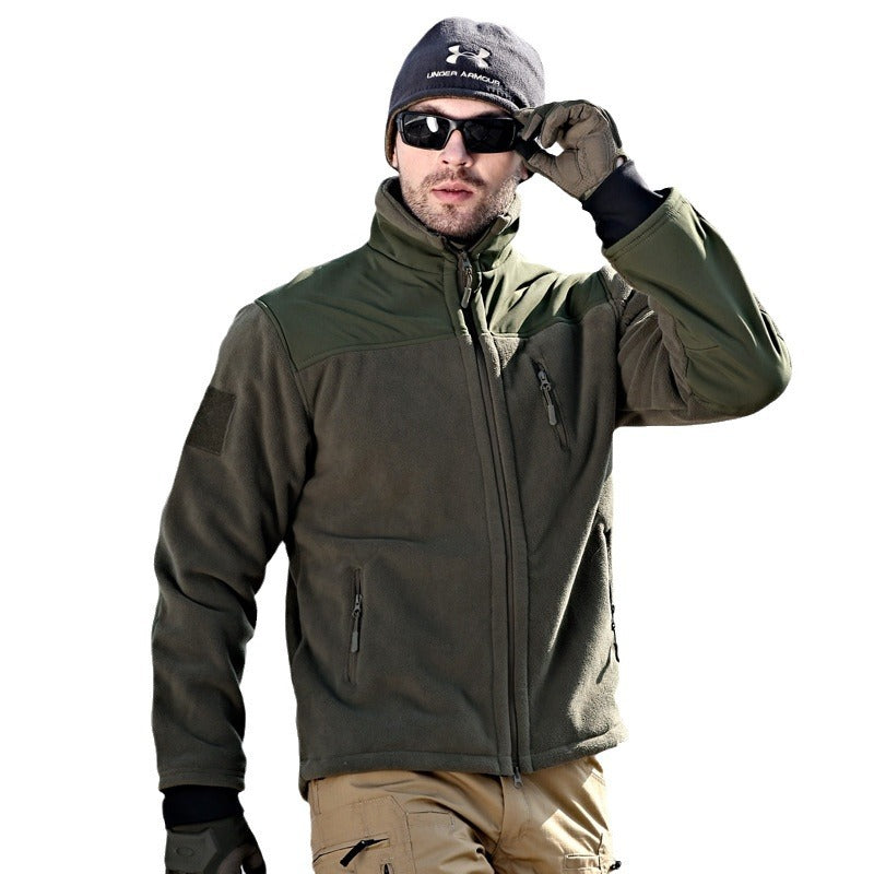 Tactical army fleece jacket