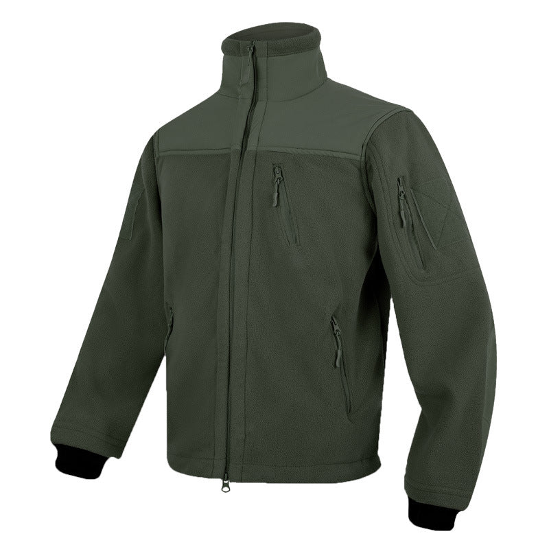 Tactical army fleece jacket