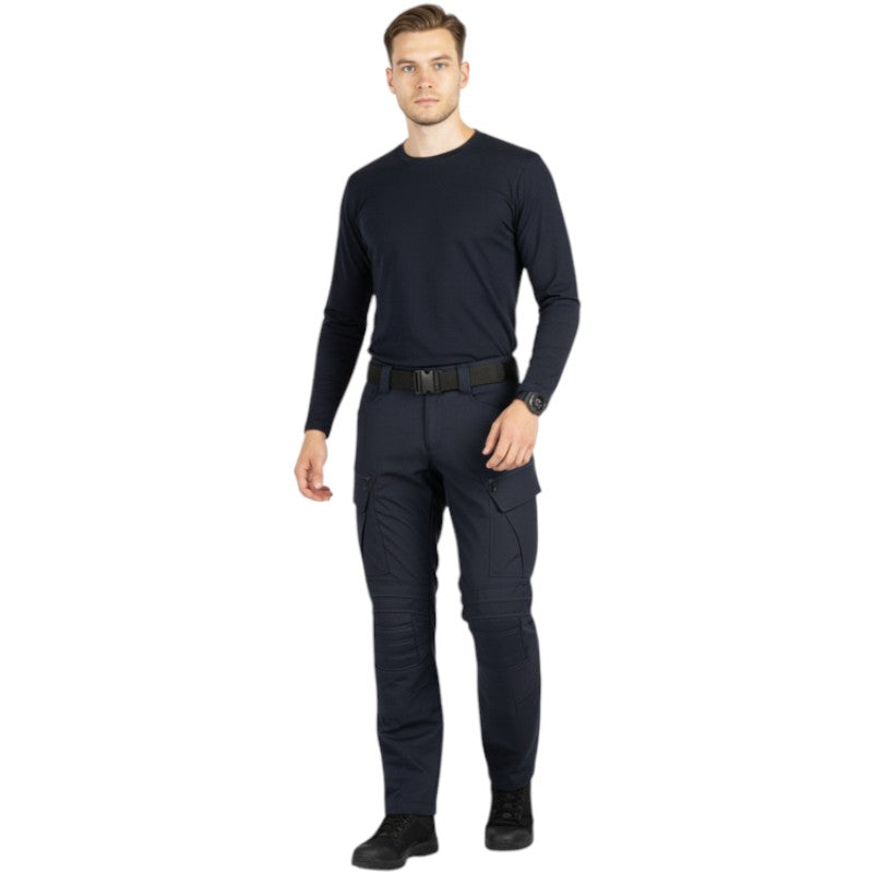 Tactical combat trousers with knee pads