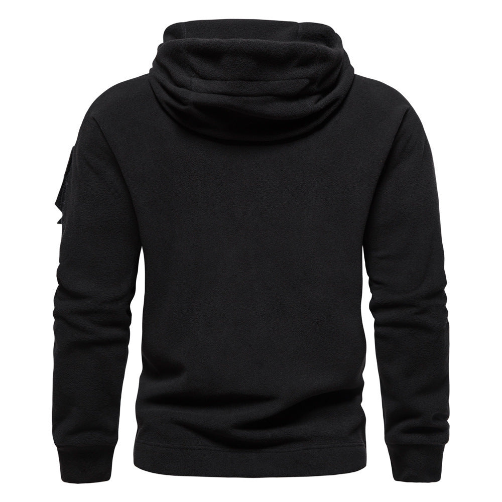 Tactical hoodie with velcro