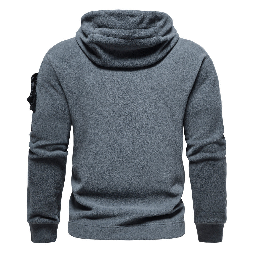 Tactical hoodie with velcro