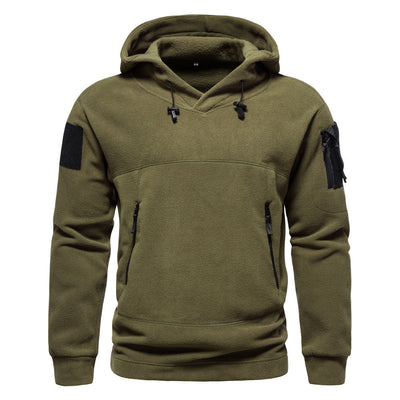 Tactical hoodie with velcro