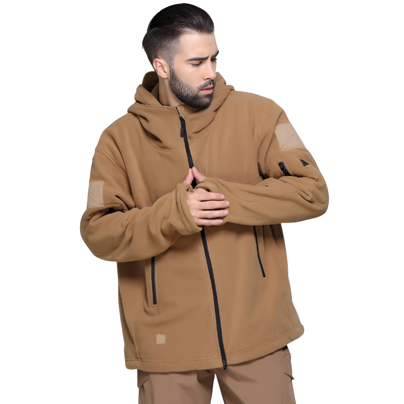 tactical outdoor hoodie zip up