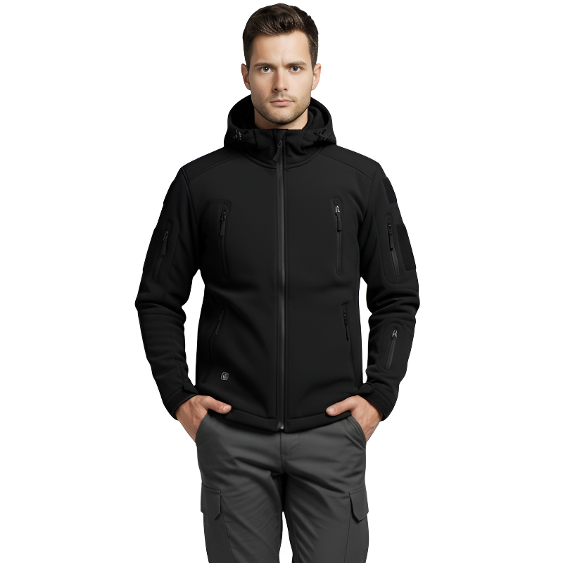 tactical outdoor hoodie zip up