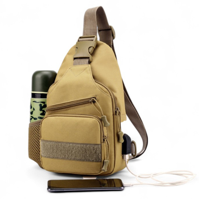 Tactical single strap sling bag