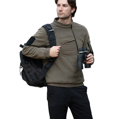 Tactical winter fleece pullover