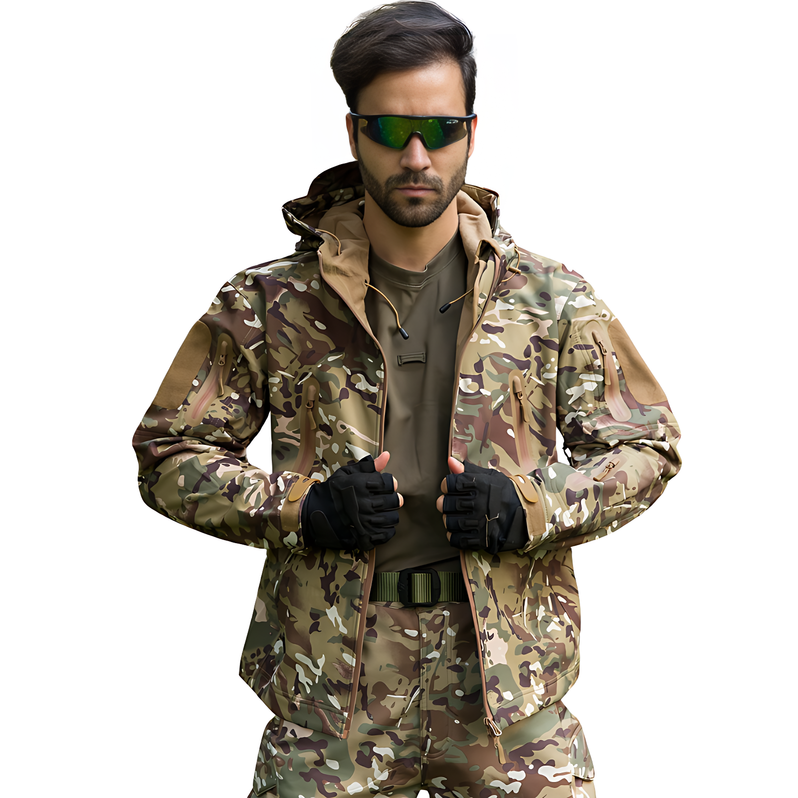 Tactical zip up hoodie