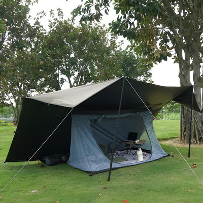 Tarp camping