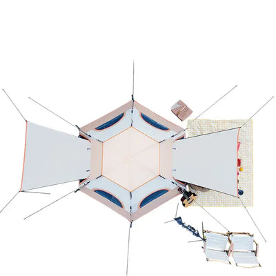 Tente camping ouverture automatique