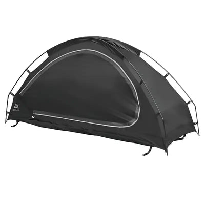 Tente sur pilotis camping