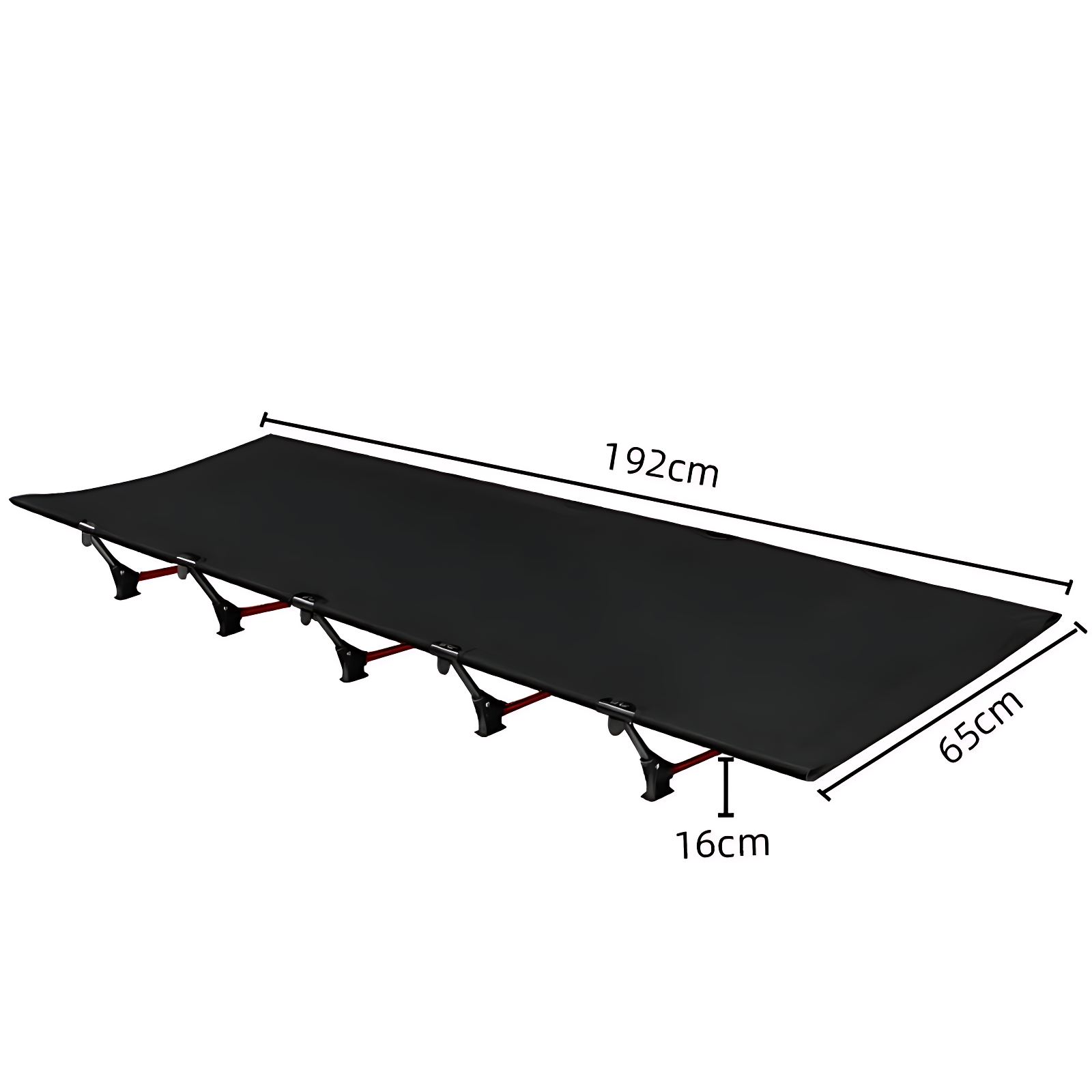 Ultralight folding camp bed