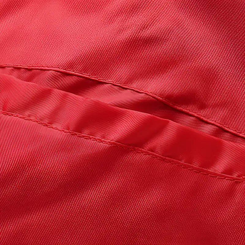 Veste chauffante électrique 5 zones noire et rouge