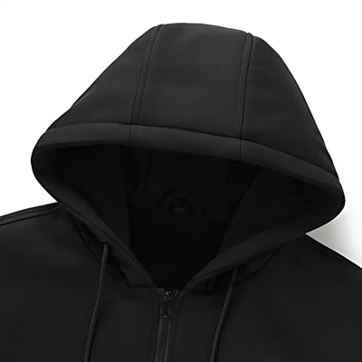 Veste chauffante en molleton avec capuche