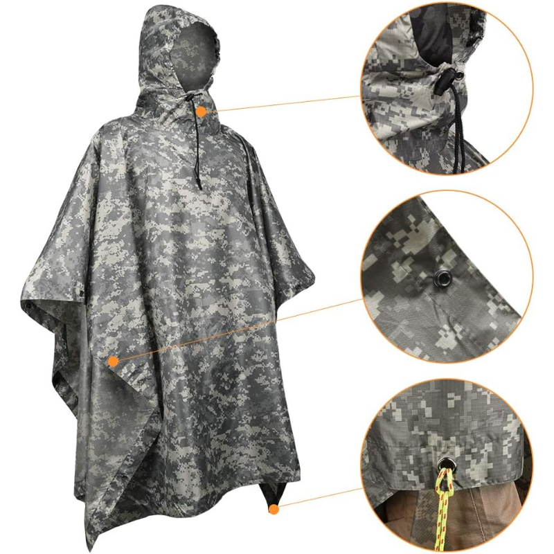 waterproof hooded poncho