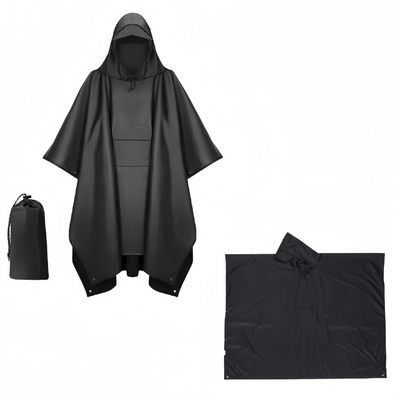 waterproof multi purpose rain poncho