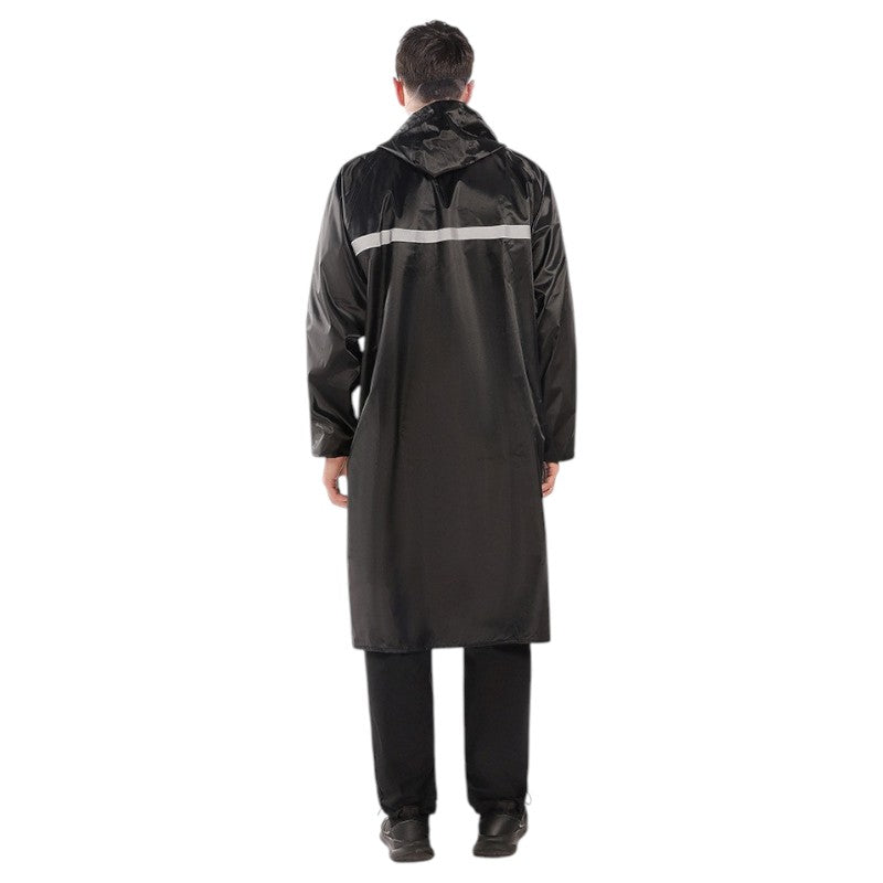 Waterproof poncho black
