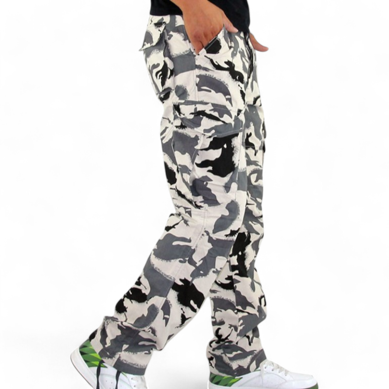 White Army Cargo Pants