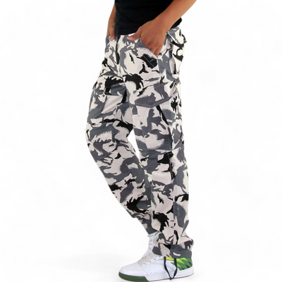 White Army Cargo Pants