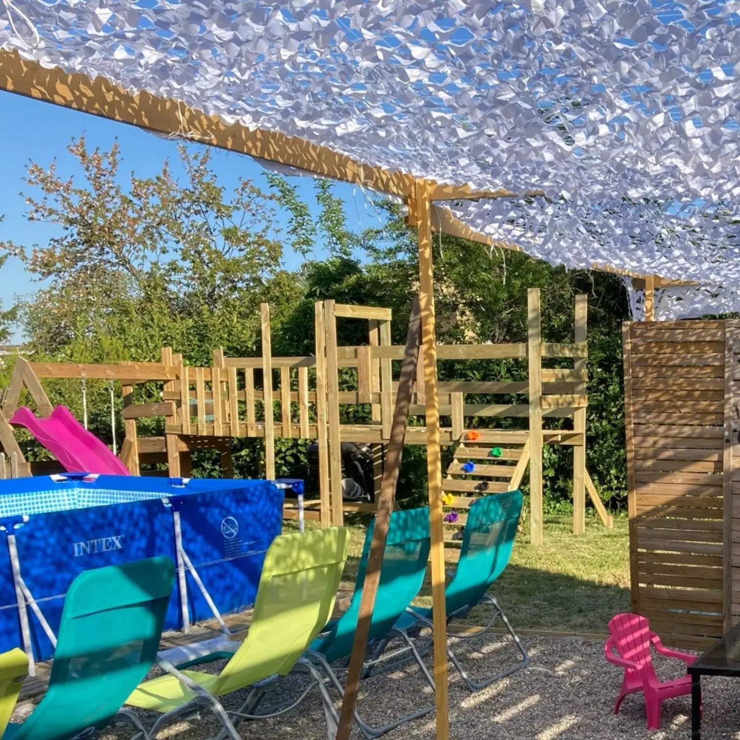 White Camouflage Net