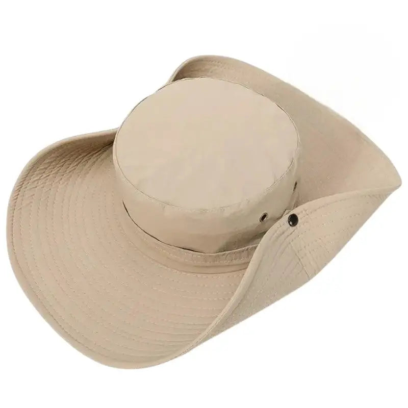 Wide brim bush hat