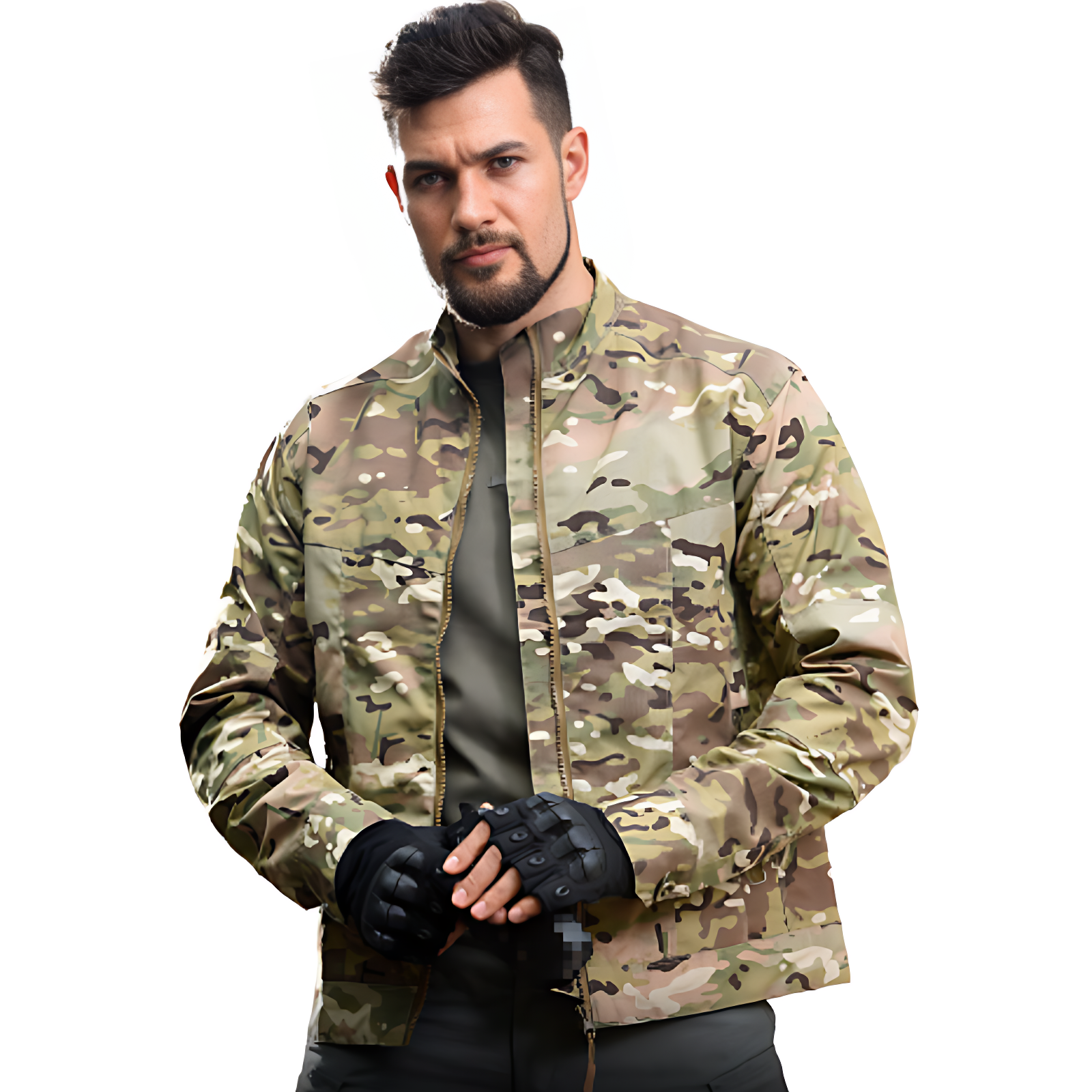 Windproof military tactical jacket