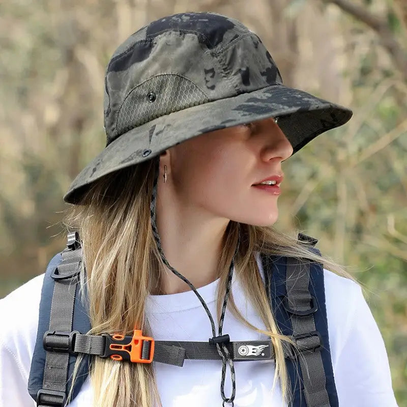Women military bush hat