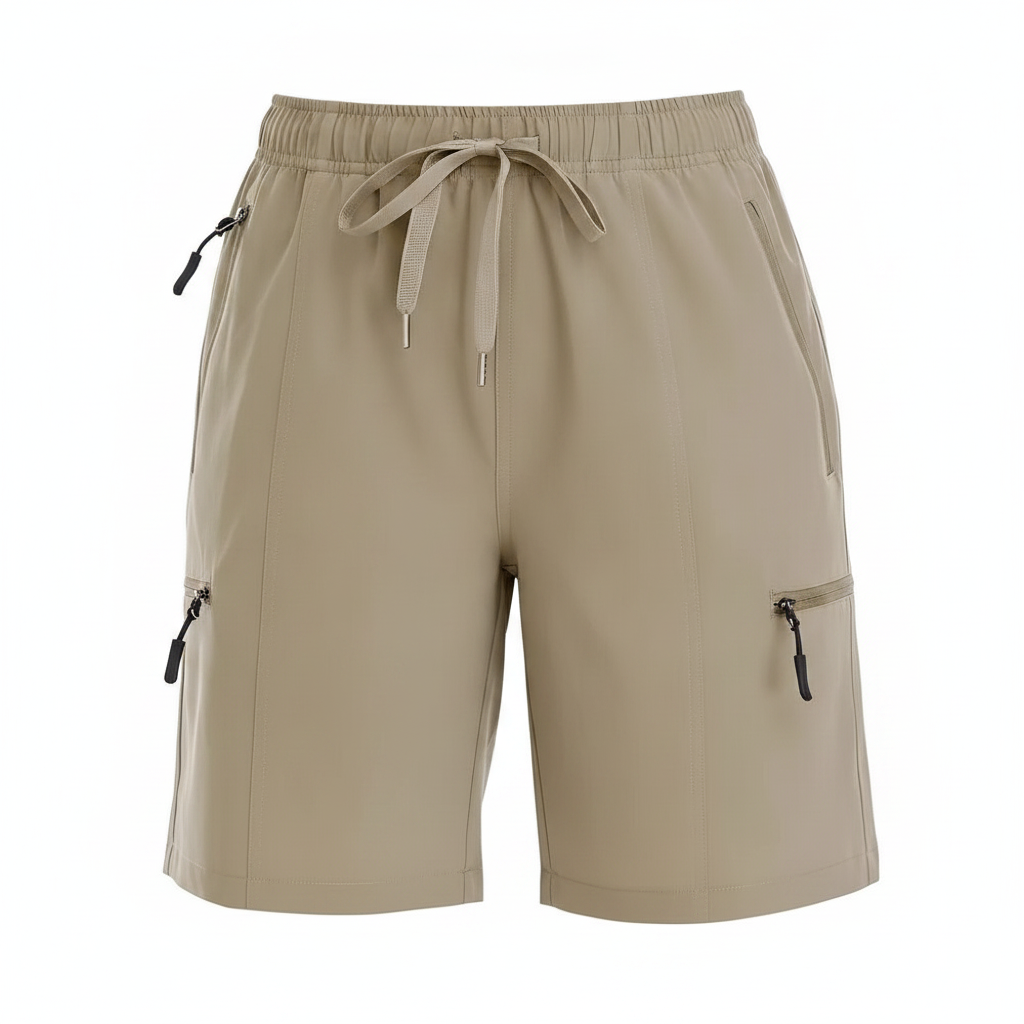 Womens Khaki Hiking Shorts
