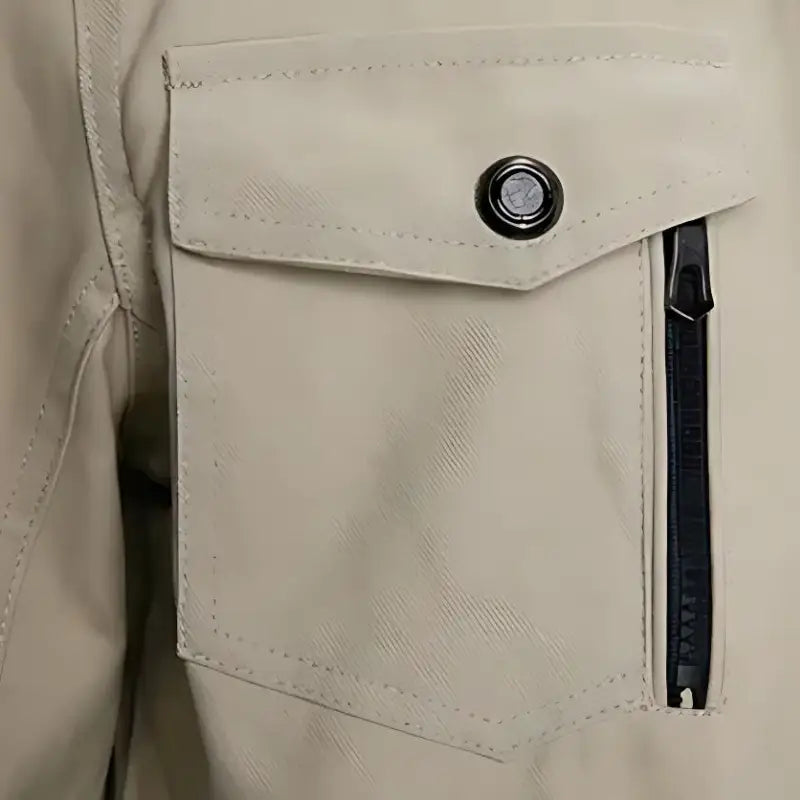 Zip Up Military Jacket