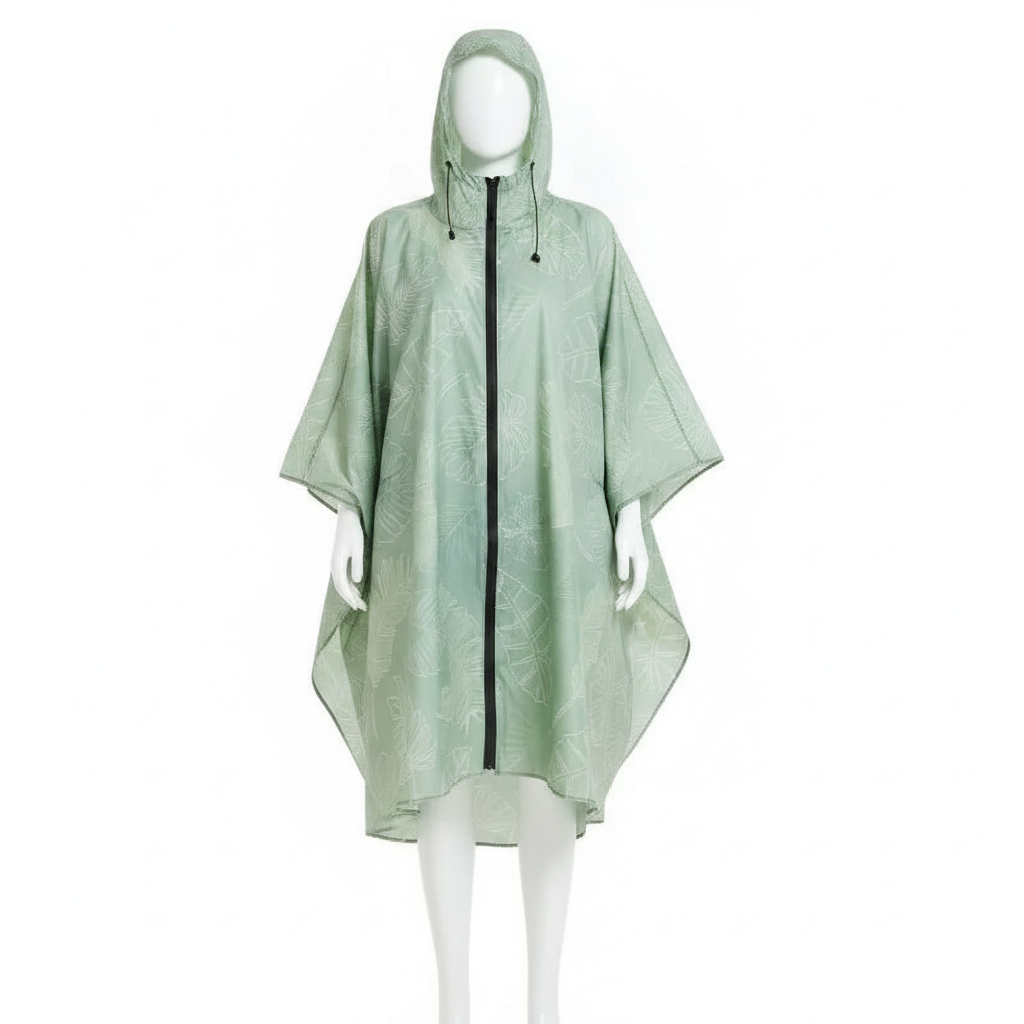 Zip Up Rain Poncho