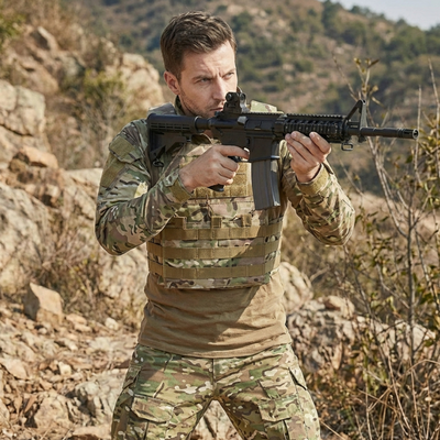 Plate carrier chest rig