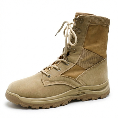 Knee high lace up tactical boots