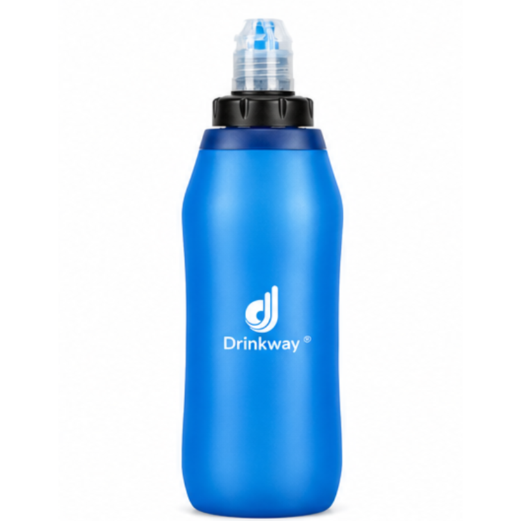 Folding bottle with filter water