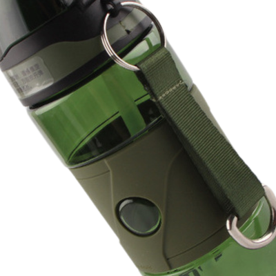 Military bottle with filter water