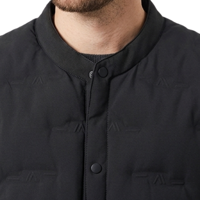 Military down vest black