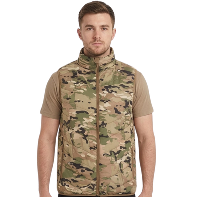 Down vest camouflage