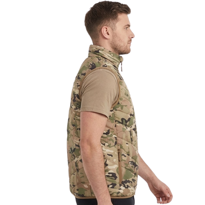 Down vest camouflage