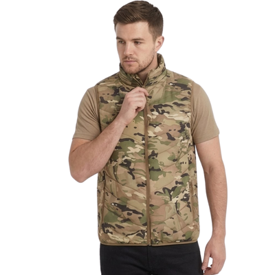 Down vest camouflage