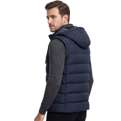 Hooded down vest