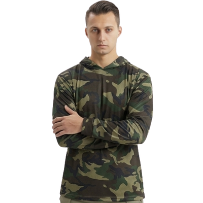 Camouflage sun hoodie
