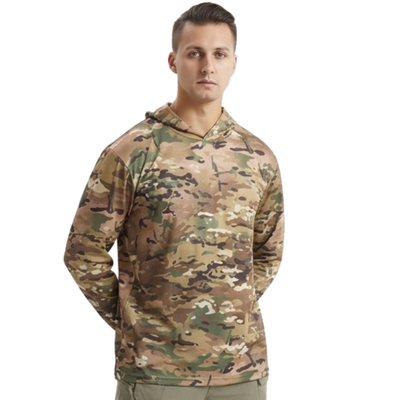 Camouflage sun hoodie