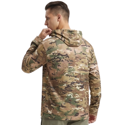 Camouflage sun hoodie