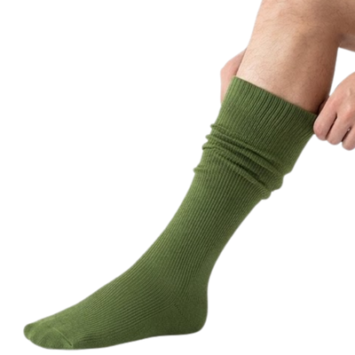 Water-repellent long socks